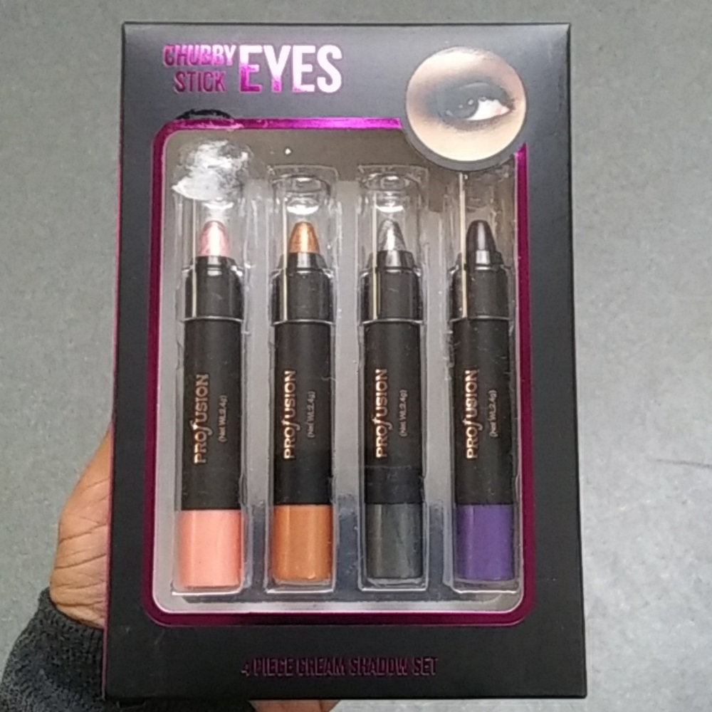 Chubby stick eyes 4pc cream shadow set